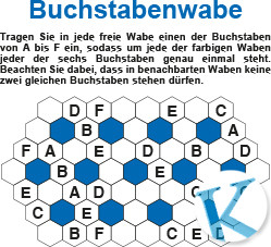 Buchstabenwabe