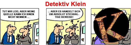 Comic Detektiv Klein
