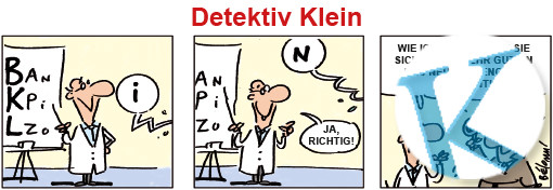 Comic Detektiv Klein