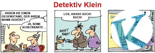 Comic Detektiv Klein