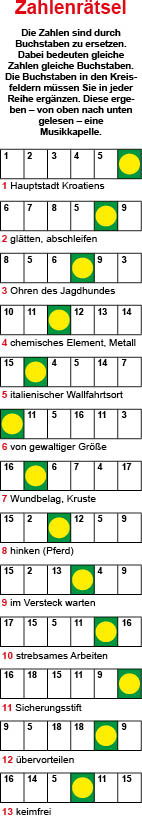 Zahlenrätsel