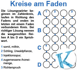 Kreise am Faden
