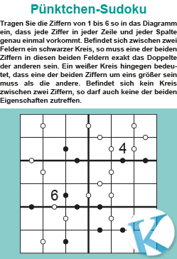 Pünktchen-Sudoku