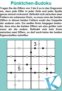 Pünktchen-Sudoku