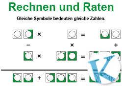 Rechnen und Raten