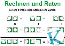 Rechnen und Raten