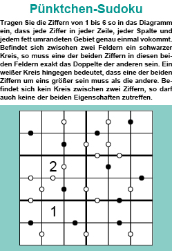 Pünktchen-Sudoku