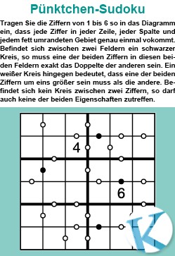 Pünktchen-Sudoku