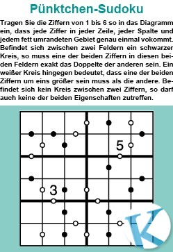 Pünktchen-Sudoku