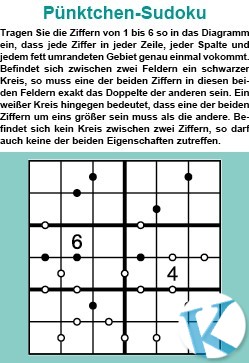 Pünktchen-Sudoku