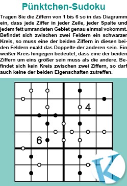Pünktchen-Sudoku