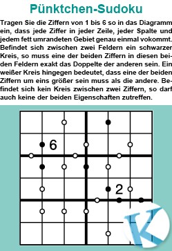 Pünktchen-Sudoku