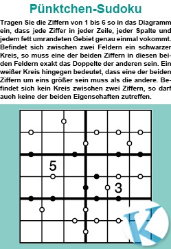 Pünktchen-Sudoku