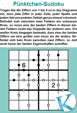 Pünktchen-Sudoku