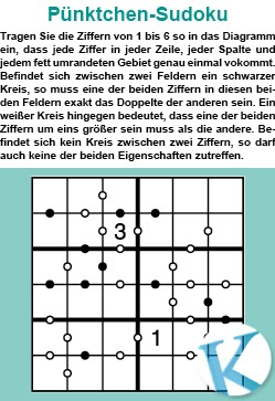 Pünktchen-Sudoku