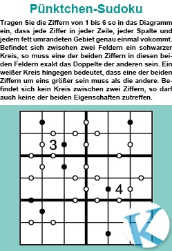 Pünktchen-Sudoku