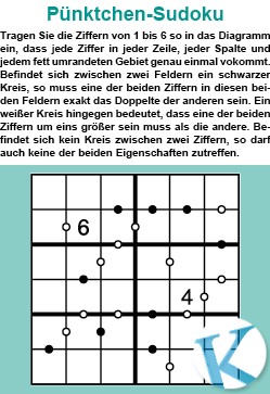 Pünktchen-Sudoku