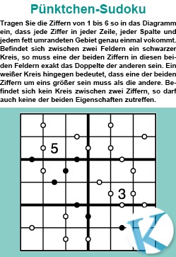 Pünktchen-Sudoku