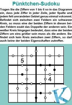 Pünktchen-Sudoku