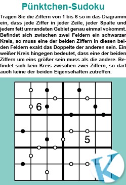 Pünktchen-Sudoku