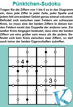 Pünktchen-Sudoku
