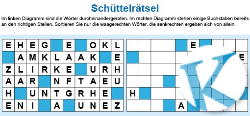 Schüttelrätsel