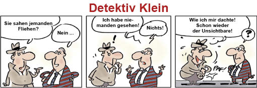 Comic Detektiv Klein