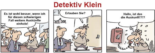 Comic Detektiv Klein