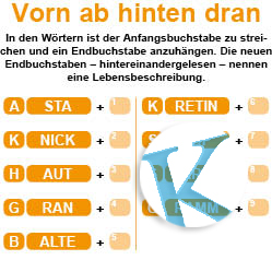 Vorn ab, hinten dran