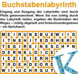 Buchstabenlabyrinth