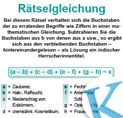 Rätselgleichung