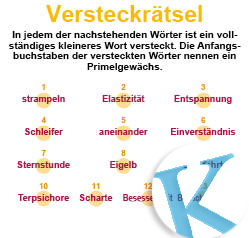 Versteckrätsel