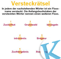 Versteckrätsel