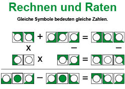Rechnen und Raten