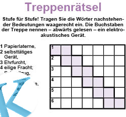 Treppenrätsel