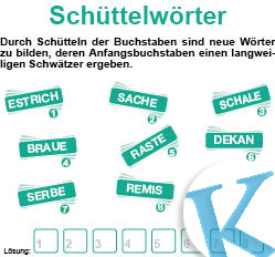 Schüttelwörter