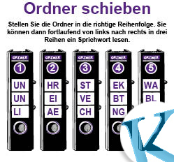 Ordner schieben