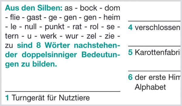 Texträtsel